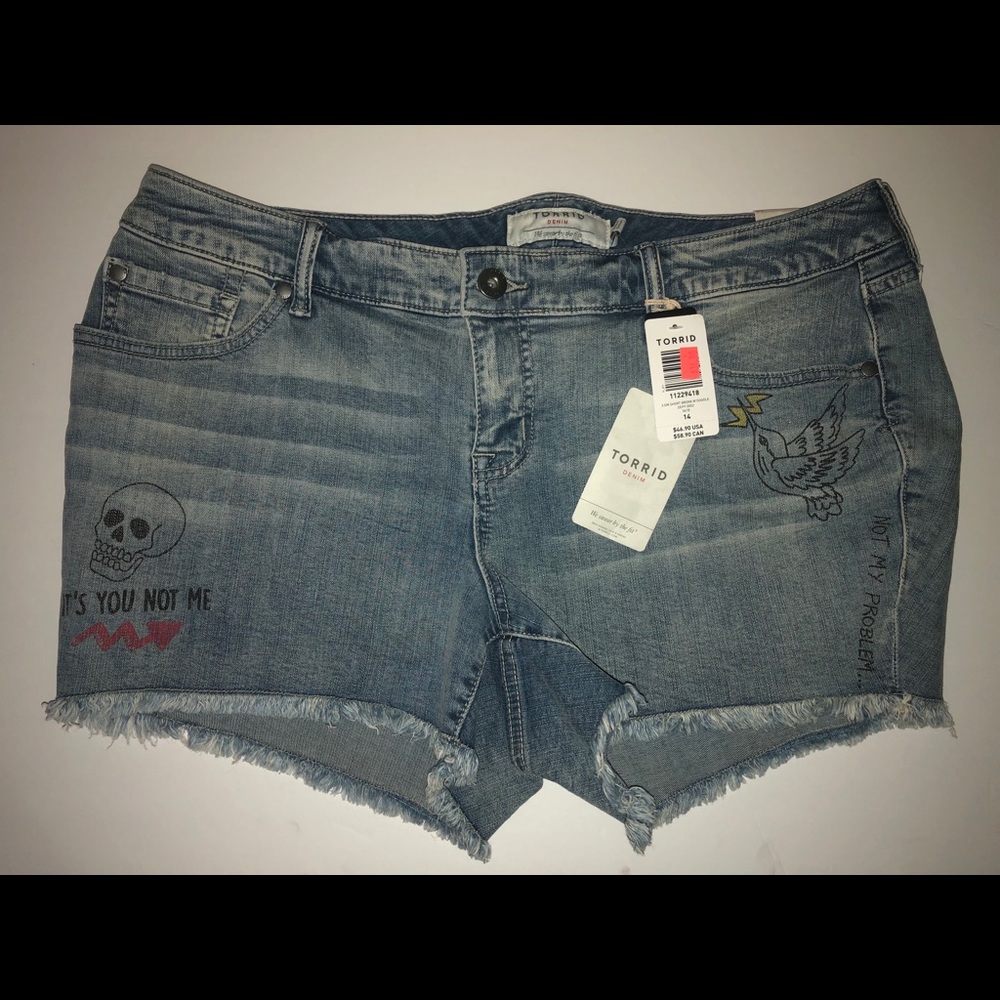 Torrid Jean Shorts